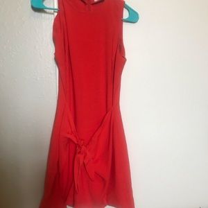 Line + Dot red riel dress